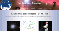 Desktop Screenshot of captandoelcosmos.com